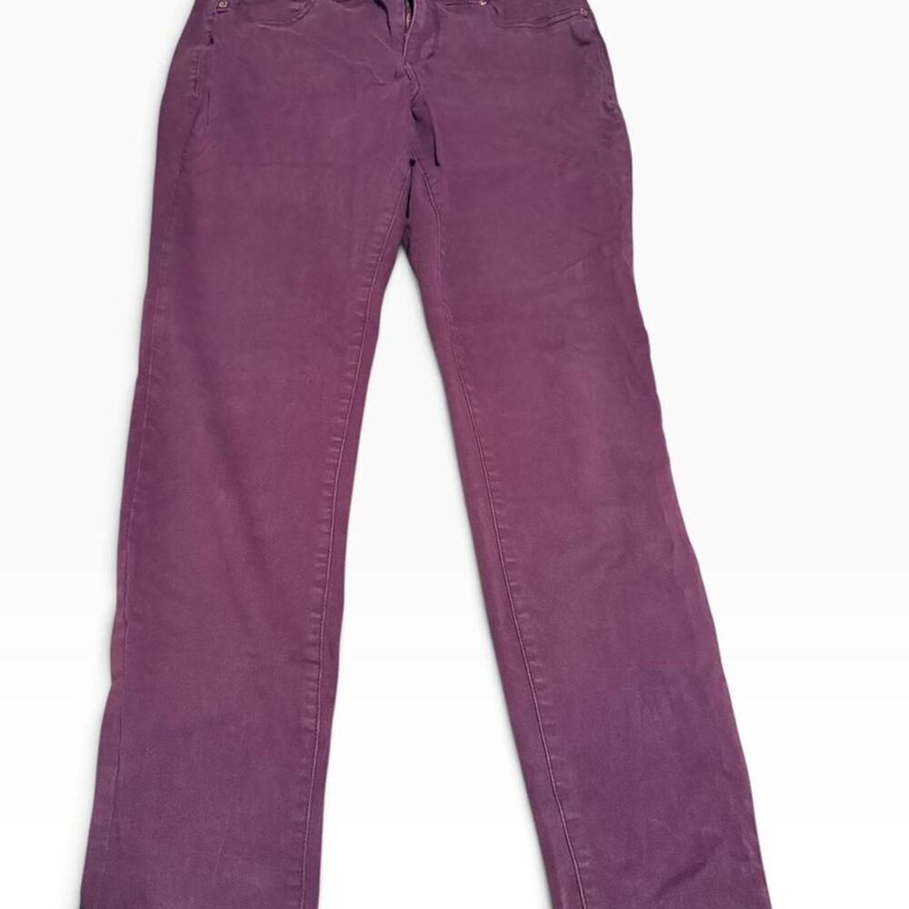 Maurices Plus Purple Skinny Jeans 14W Long Colored Denim